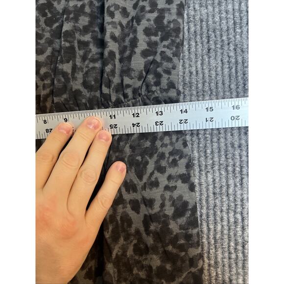 Old Navy Womens Animal Print Midi Dress Size Medium Sleeveless Elastic Waist - Picture 6 of 9